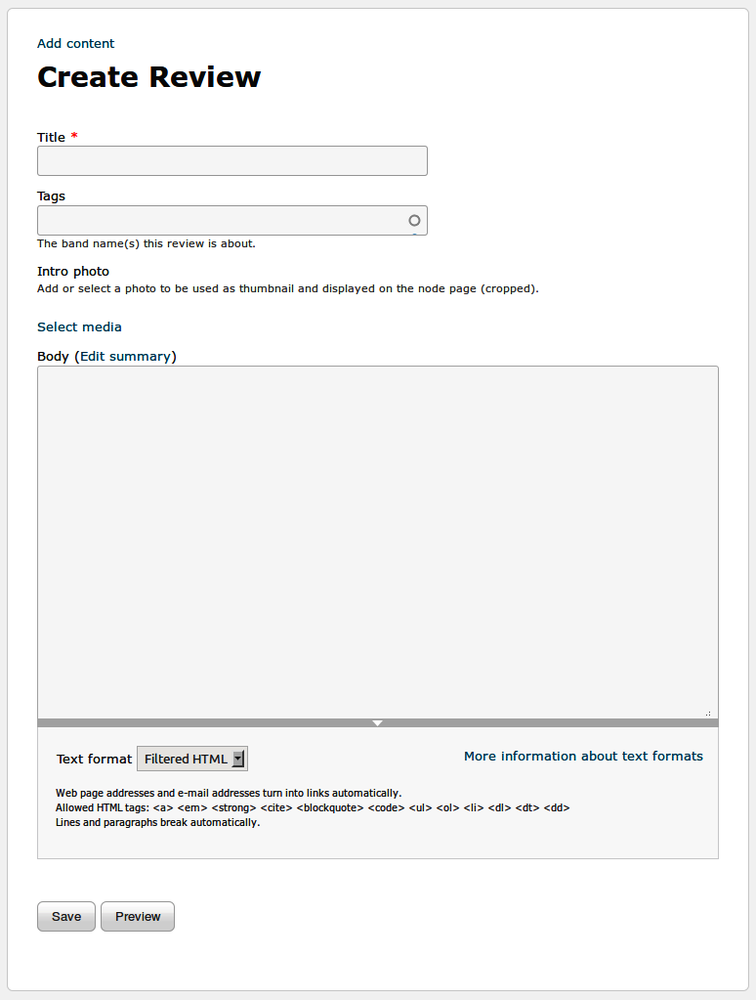 How our new review submission form appears when weâre logged in as an authenticated user