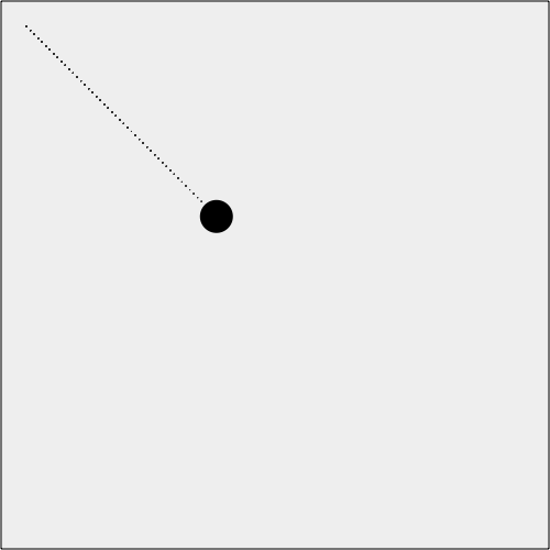 Moving an object on a vector