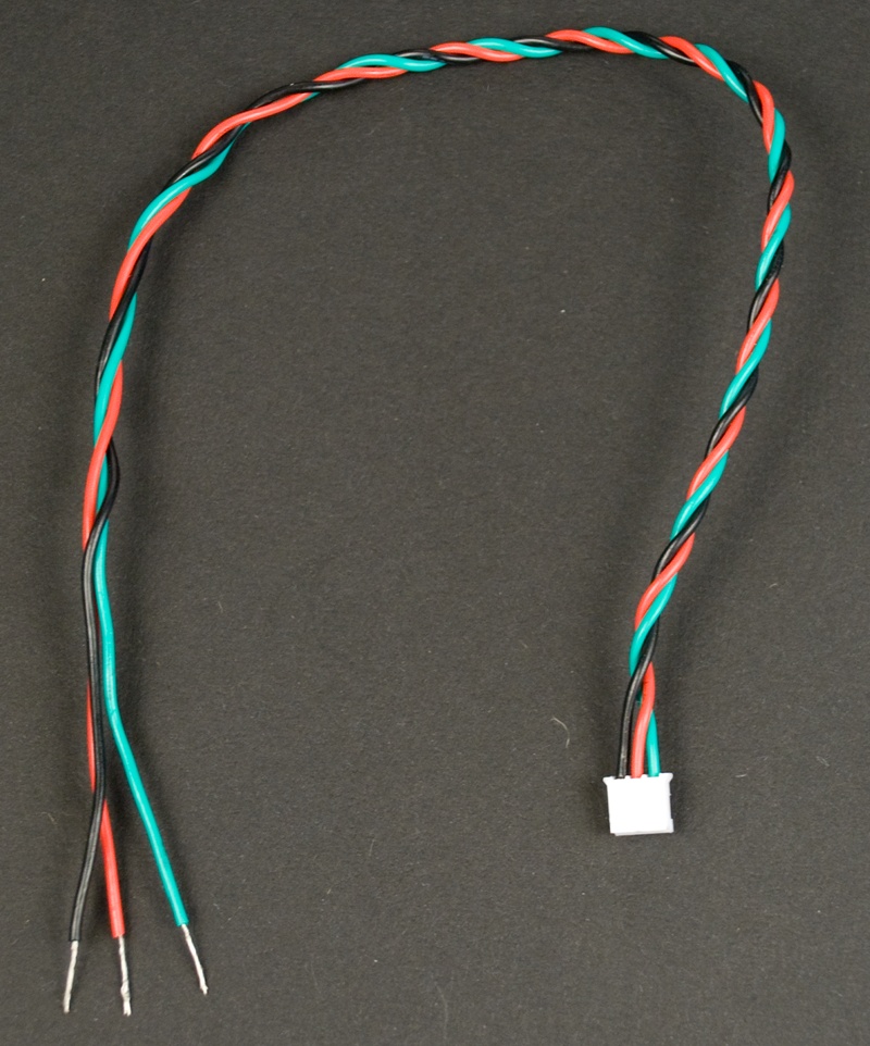 Stripped sensor wire
