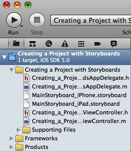 Two storyboard files in a universal app