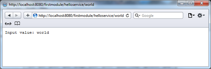 Output firstmodule/helloservice/world