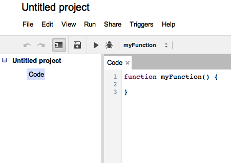 The Google Script editor is a full IDE running in the cloud.