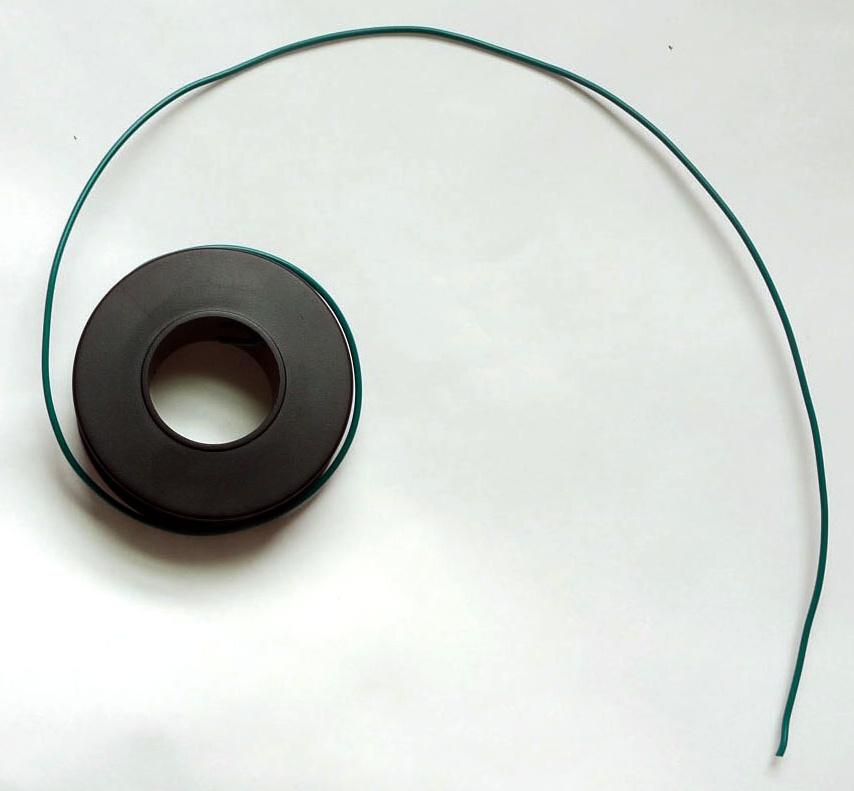 Solid core wire, used as the “antenna” for the EMI detector.
