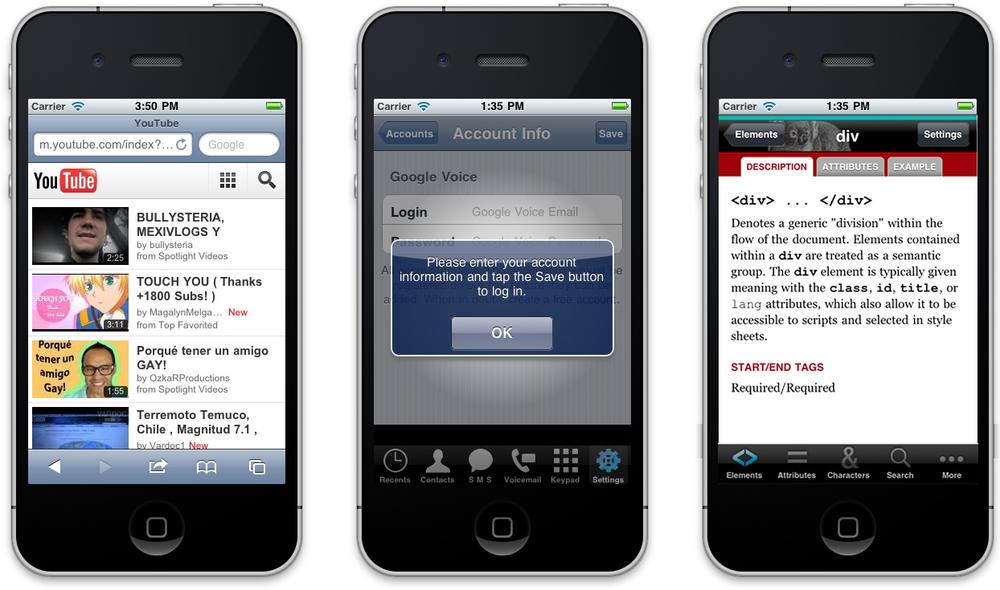 A webapp delivered as (from left to right) a browser-based experience, a full-screen installed application, and an embedded webapp inside a native app (hybrid)