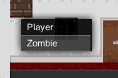 Select Zombie from the drop-down entity list.