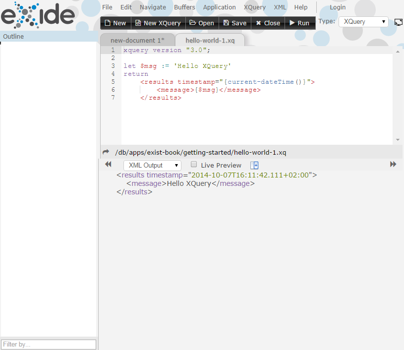The eXide IDE