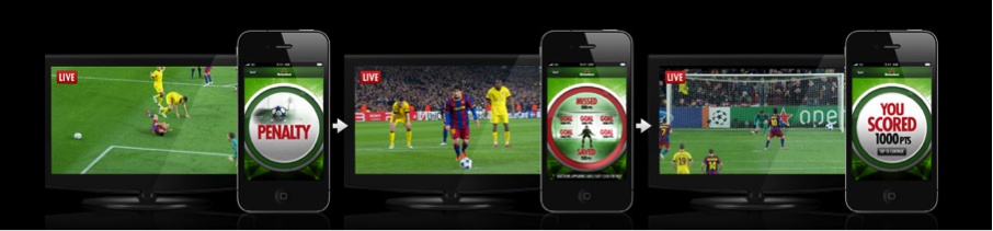 The Heineken Star Player app becomes active only during the live game, and complements the viewing experience with real-time activities.