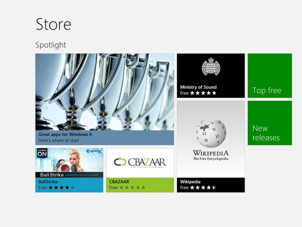 The new Windows Store