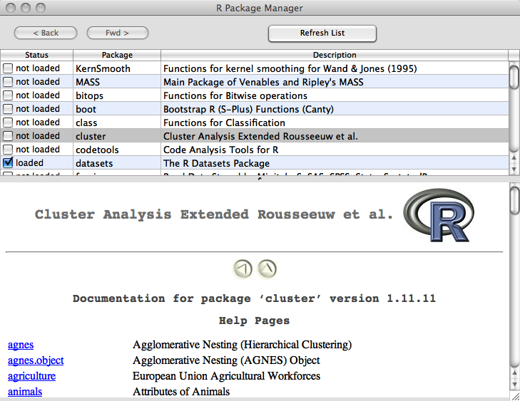 Mac OS X Package Manager