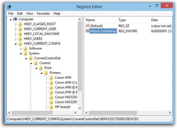 The Registry’s settings are organized hierarchically; in fact, the Registry Editor looks a lot like Windows Explorer. But there’s no easy way to figure out which part of the Registry holds a particular setting or performs a particular function. It’s like flying a plane that has no windows.
