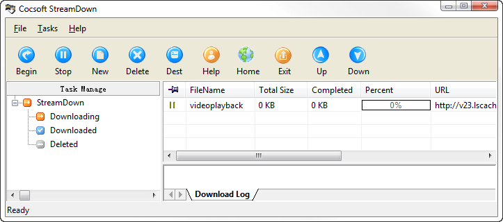 Use a program like CoCSoft Stream Down to download streaming video clips to your hard disk