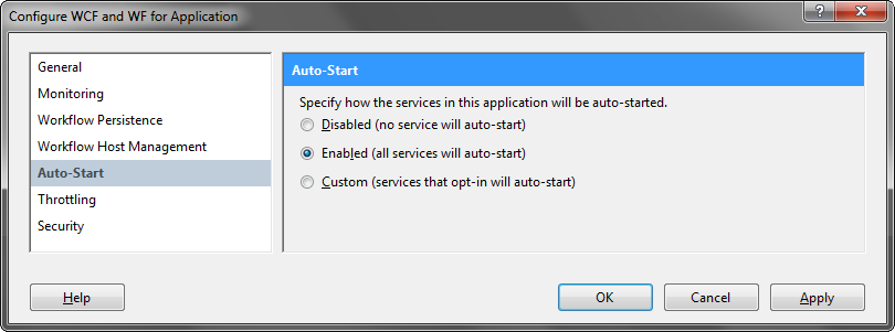 Configuring Windows Server AppFabric Auto-Start