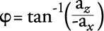 Phi as a function of acceleration