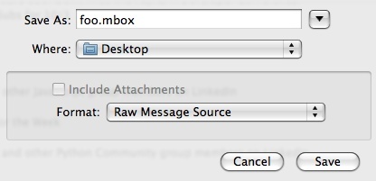 Most mail clients provide an option for exporting your mail data to an mbox archive