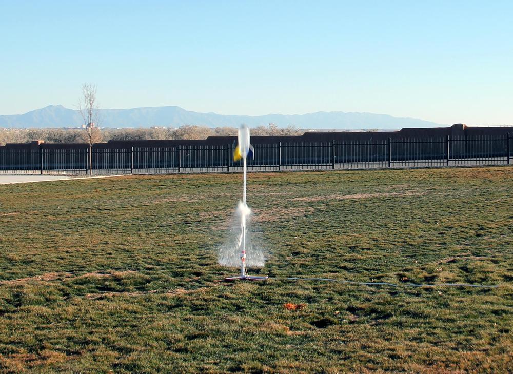 Water rockets are great summer fun.