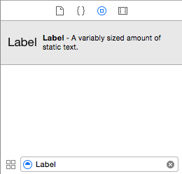 Label in Object Library