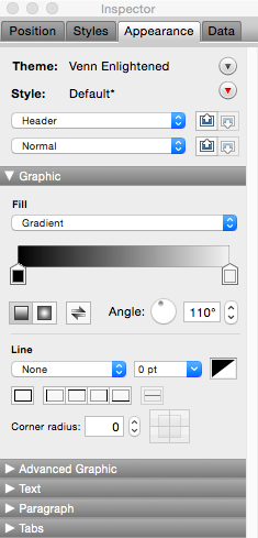 You can use the Gradient to fill any object you create. But with great power comes great responsibility, so use this effect with restraint. FileMaker gives you lots of tools for creating beautiful effects on your layouts. But your data is the most important thing in your database, so each time you add a new object or effect, switch back to Browse mode and cast a critical eye over your changes. If the layout’s design makes it hard to make things out, then start removing nonessential details that take focus away from your information.
