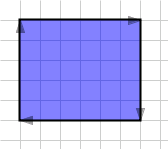Vector graphic rectangle
