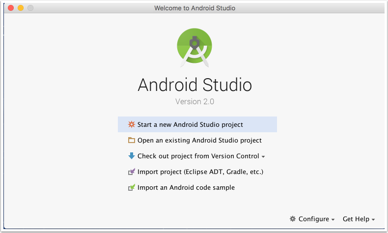 Android Studio Quick Start
