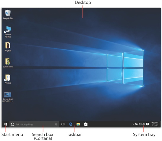 1. Desktop & Start Menu - Windows 10: The Missing Manual [Book]