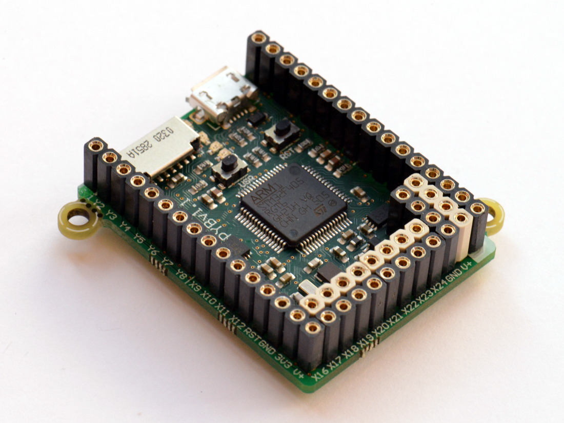A picture of the PyBoard