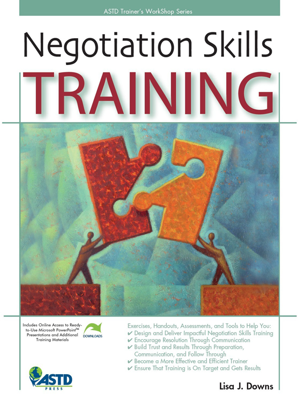 multifunctioneel Samengroeiing brandwond Cover - Negotiation Skills Training [Book]