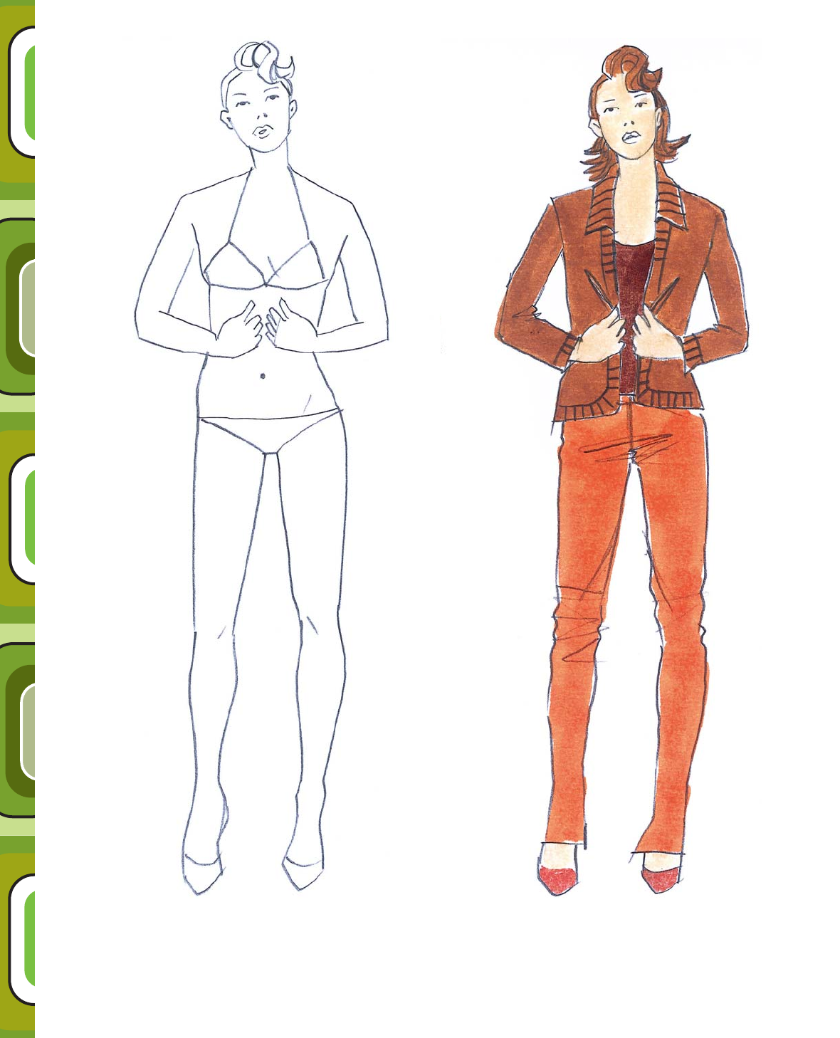 Lingerie & Swimwear: 100+ Professional Figure Templates for Fashion  Designers: Fashion Sketchpad with 18 Croqui Styles in 6 Poses: Fashion, I  Draw: 9781688666733: Amazon.com: Books