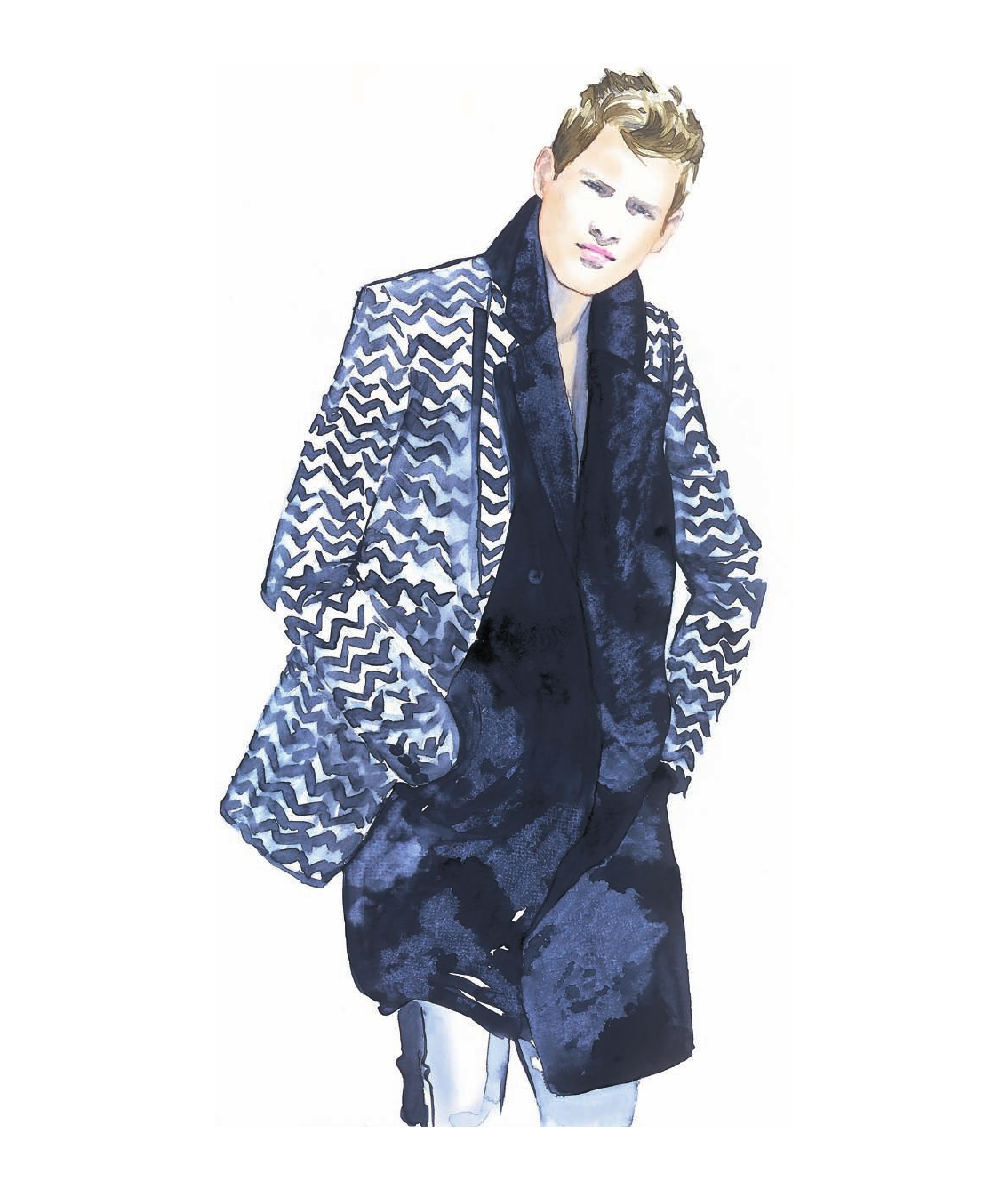 Contents Essential Fashion Illustration Men [Book]