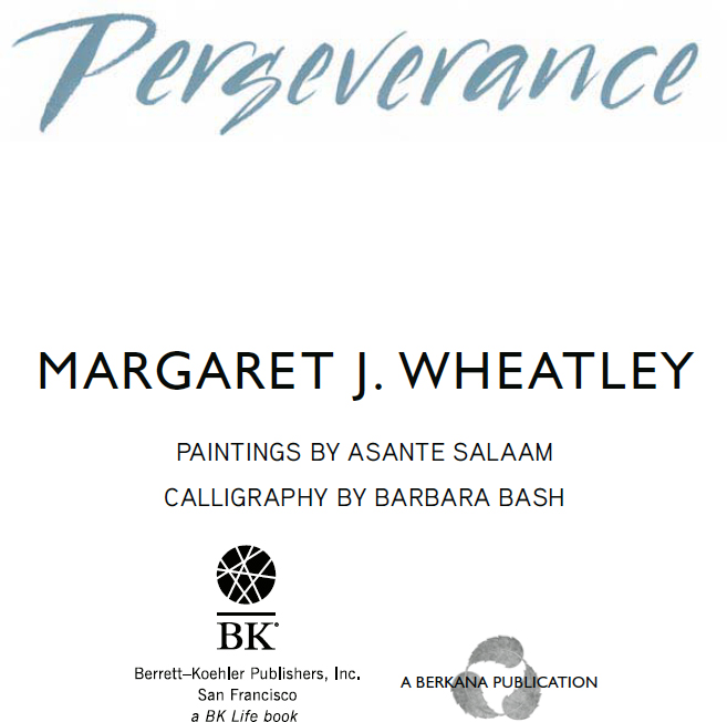 Title Page Perseverance Book 