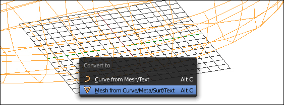 Time for action – converting the surface to a mesh