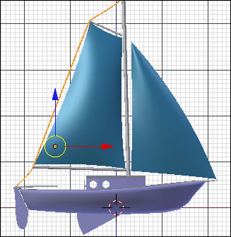 Time for action – adding a line to control the mainsail