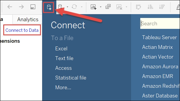 Connecting Tableau to your data