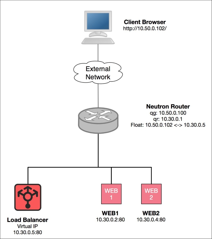 Integrating load balancers into the network