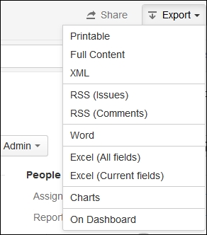 Exporting issues in Excel, RSS, XML, and JSON