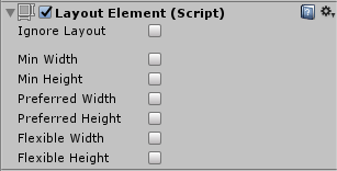 Layout Element - Mastering UI Development with Unity [Book]