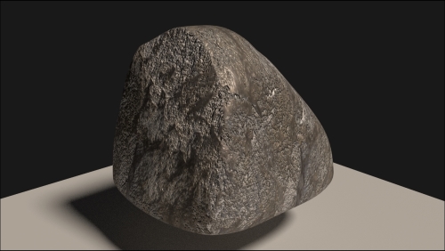 Creating a rock material using image maps