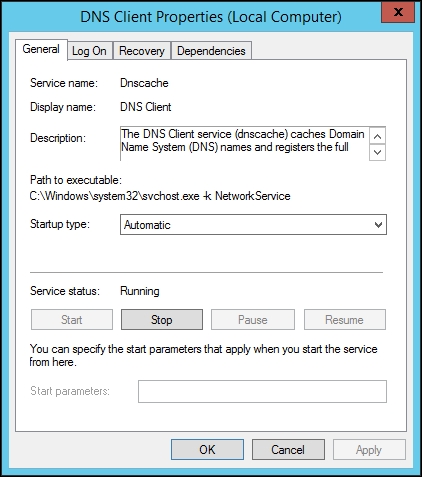 Monitoring Windows services