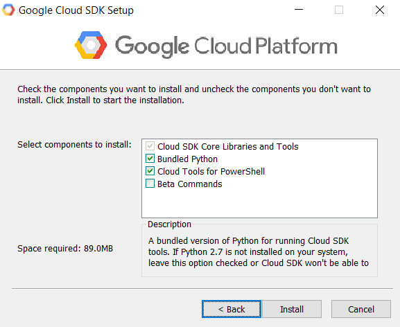 google cloud sdk download