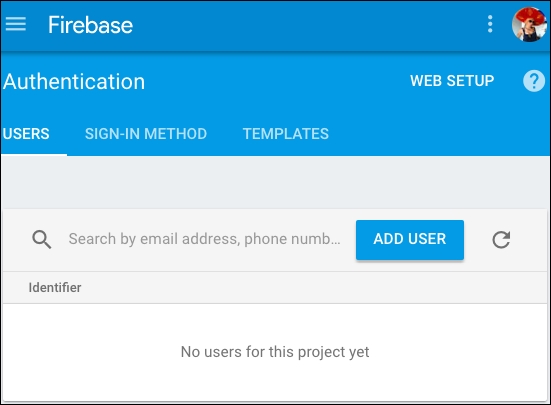 How does authentication work with Firebase?
