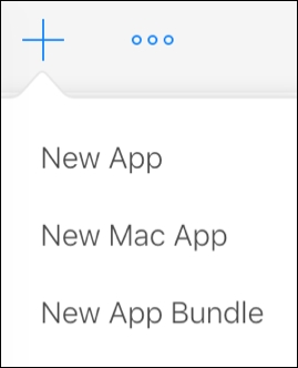 Create the App in the itunesconnect portal