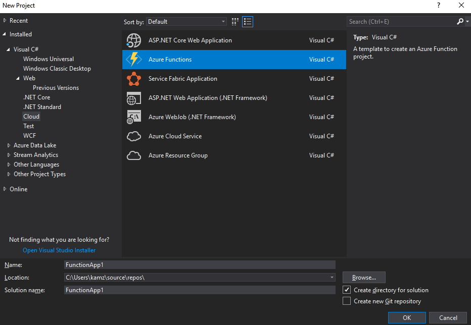 Starting with Azure Functions locally - Hands-On Azure for Developers ...