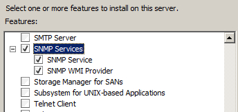 Time for action – enabling the SNMP server feature