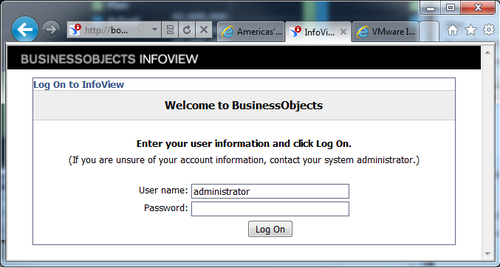Exporting to SAP Business Objects Enterprise