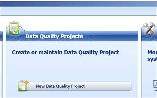 Coupling rules to data: the Data Quality Project