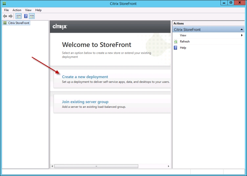 Step 6 – configuring the StoreFront server