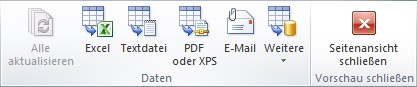 Die PDF-Export-Funktion