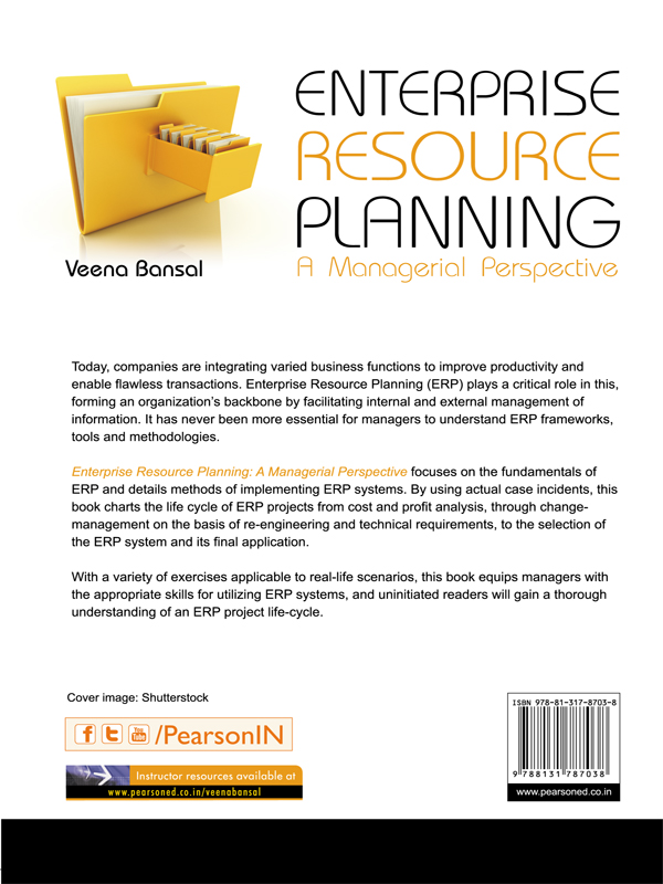 Enterprise Resource Planning: A Managerial Perspective