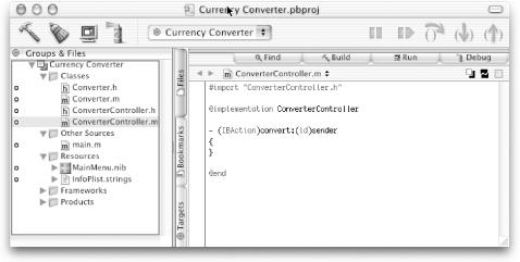 Adding the source files to the Classes group