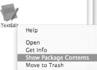 Opening an application package