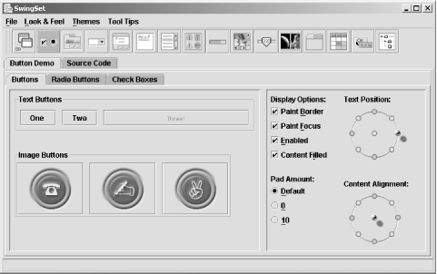 The Swing Set demo